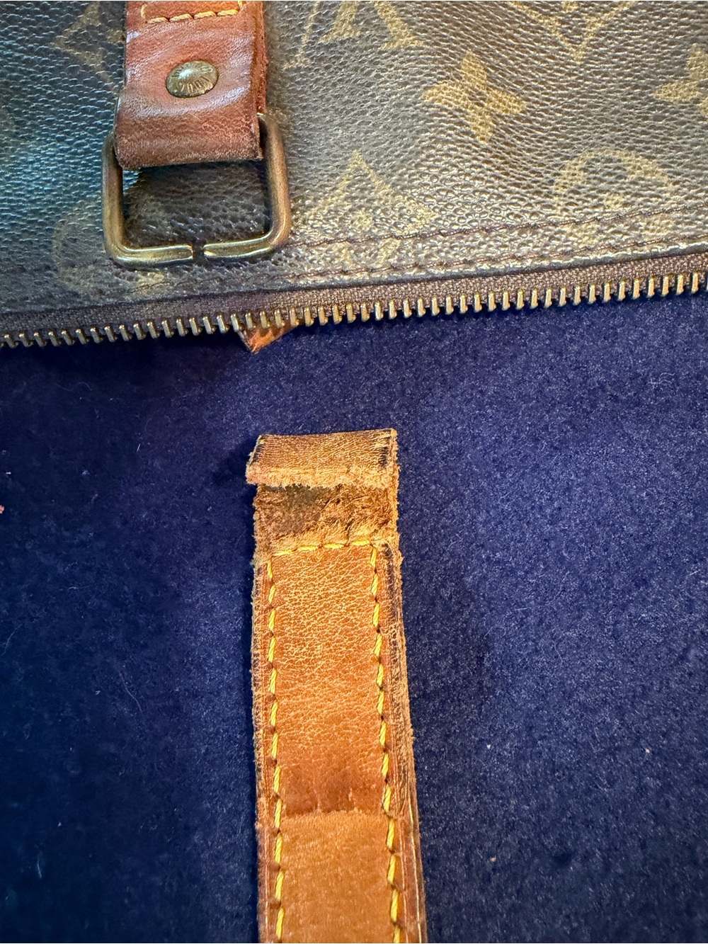 Authentic Louis Vuitton Monogram Sac Souple Shoulder Bag As-Is Needs Repair. - Picture 13 of 16
